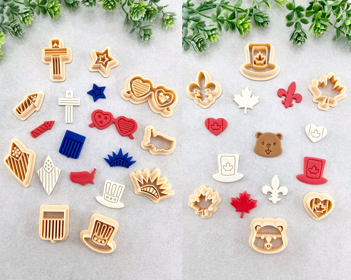 4th of July & Canada Day Cutters ⭐