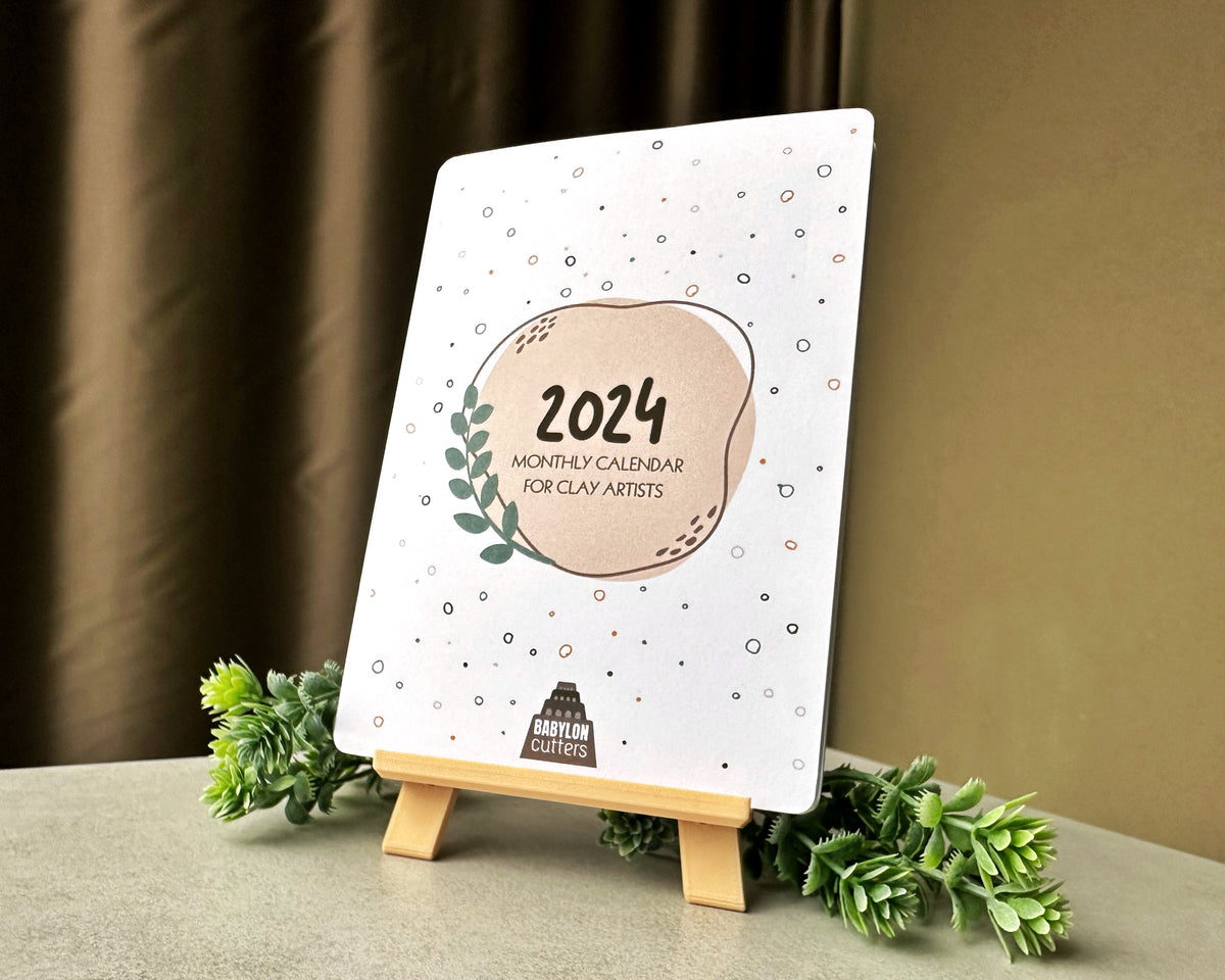 2024 Monthly Calendar for Clay Artists