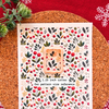Winter Berries and Leaves Polymer Clay Transfer Sheet – Holiday Design