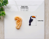 Toucan Polymer Clay Cutter – Tropical Bird Earring Cutter (Single or Mirror Set)