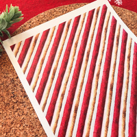 Candy Cane Stripes Polymer Clay Transfer Sheet – Christmas Design