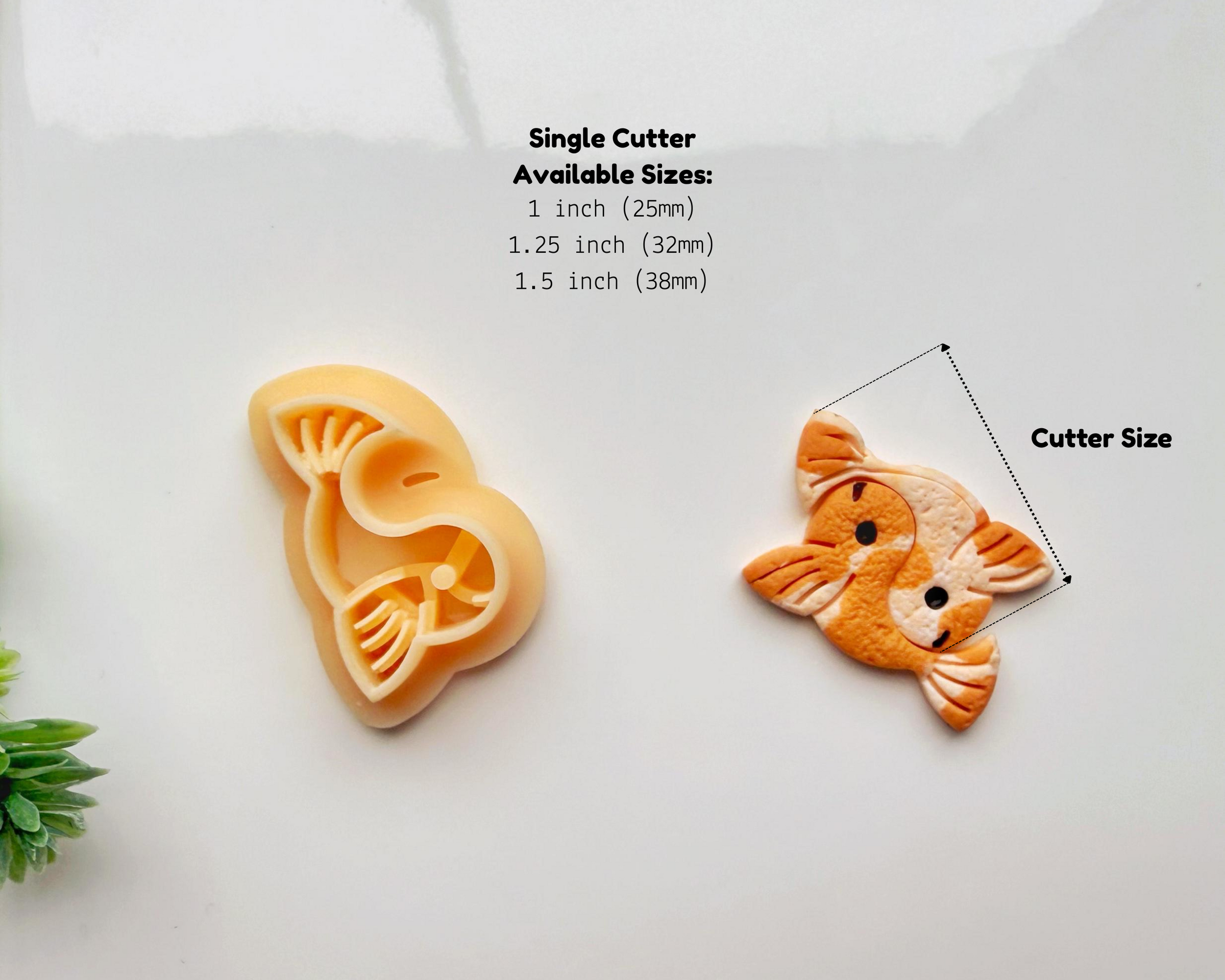 Yin Yang Koi Fish Polymer Clay Cutter – Balanced Fish Earring Design