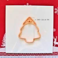 Christmas Tree Trinket Dish Cutter – 4 Inch Polymer Clay Tool