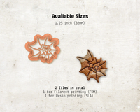 Conch Shell Cutter STL File – Digital Download for Polymer Clay & Jewelry Making