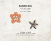 Starfish Cutter STL File – Digital Download for Polymer Clay & Jewelry Making
