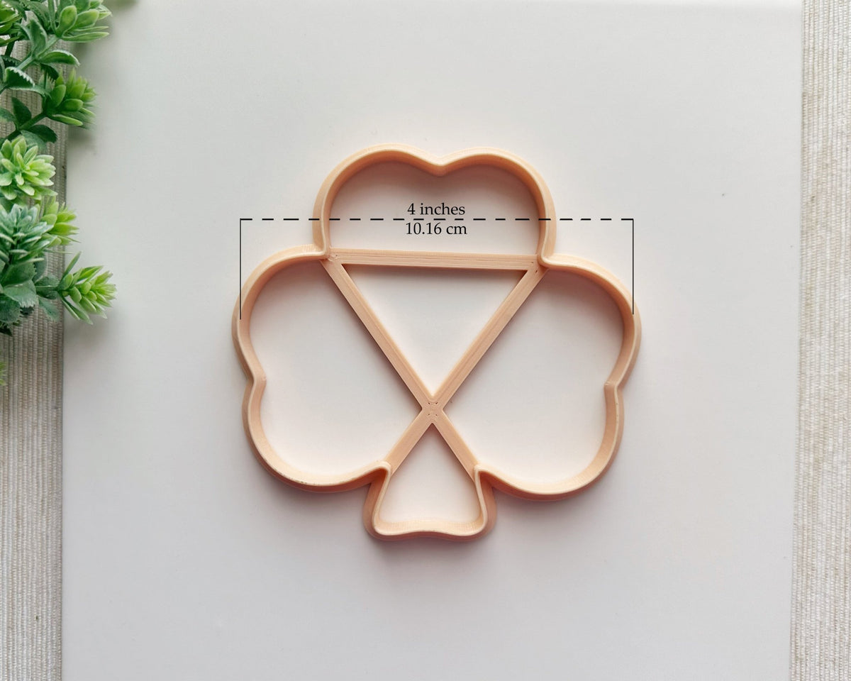 3 Leaf Clover Trinket Dish Cutter - BabylonCutters - Clay Cutter