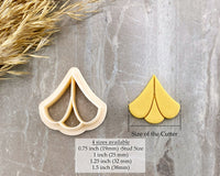 3 Leaves Stud & Dangle Clay Cutter - BabylonCutters - Clay Cutter