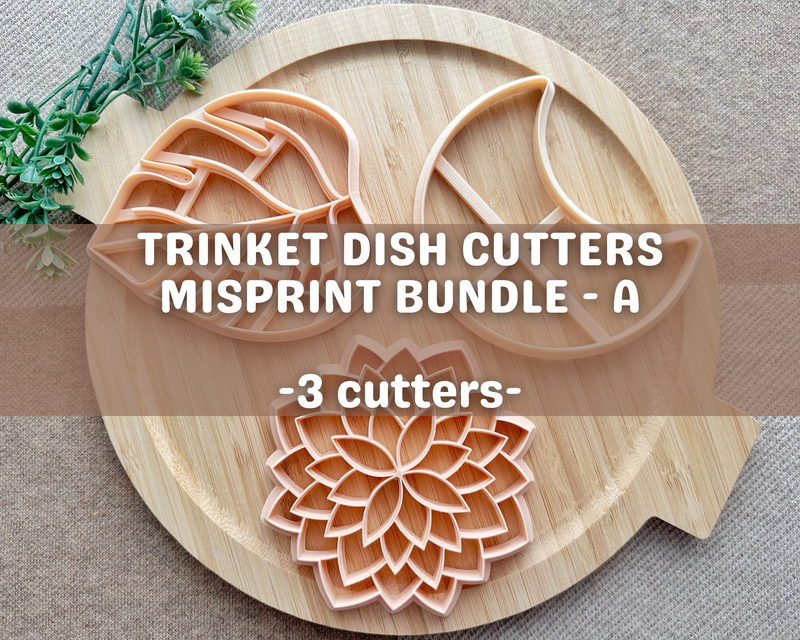 MISPRINT BUNDLE A - Trinket Dish Cutters - 3 Pack