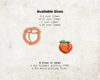 Peach Cutter STL File – Digital Download for Polymer Clay & Jewelry Making