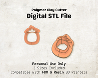 Pineapple Cutter STL File – Digital Download for Polymer Clay & Jewelry Making