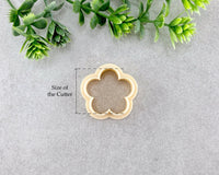 5 Petal Daisy Flower Outline Clay Cutter - BabylonCutters - Clay Cutter