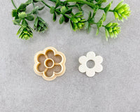 6 Petals Daisy Donut Clay Cutter - BabylonCutters - Clay Cutter