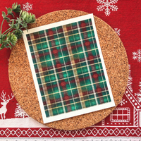 Classic Tartan Plaid Polymer Clay Transfer Sheet – Holiday Design