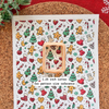 Cute Christmas Doodles Polymer Clay Transfer Sheet – Holiday Design