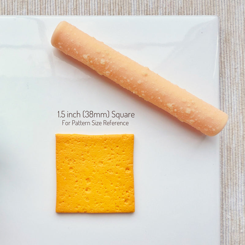 Sponge Texture Roller – Polymer Clay Roller for Organic Pitted & Pumice-Like Surface Effects
