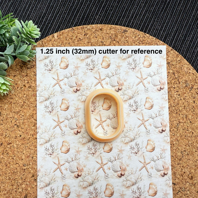 Seashells & Starfish Polymer Clay Transfer Sheet – Coastal Summer Design for Jewelry & Crafts