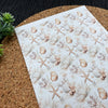 Seashells & Starfish Polymer Clay Transfer Sheet – Coastal Summer Design for Jewelry & Crafts