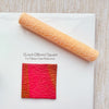 Doodle Leaves Texture Roller for Polymer Clay – Seamless Resin Roller with Hand-Drawn Leaf Pattern