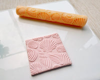 Sea Shells Texture Roller – Polymer Clay Roller for Beach & Ocean Designs