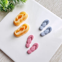 Flip Flop Clay Cutter – Summer Sandal Polymer Clay Cutter for Earrings & Crafts