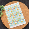 Rainbow Sunshine Polymer Clay Transfer Sheet – Cute Summer Design for Earrings & Crafts