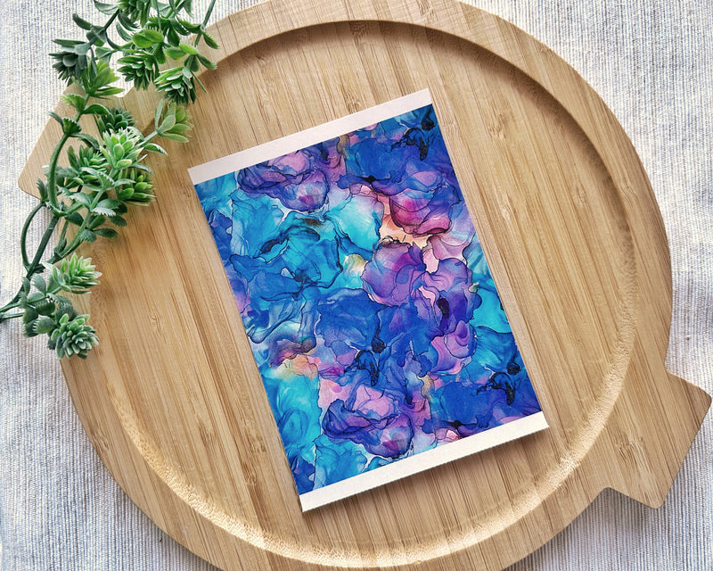 Alcohol Ink (Dark) Clay Transfer Sheet