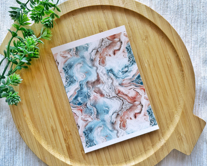 Blue Marble Clay Transfer Sheet