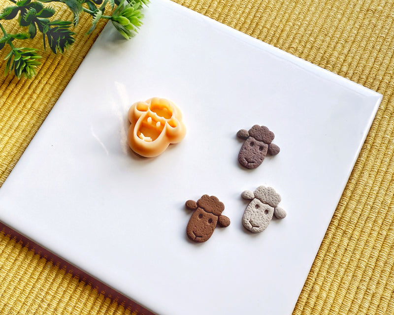 Sheep Face Clay Cutter - Easter Lamb Polymer Clay Cutter - Cute Farm Animal Earring & Jewelry Tool