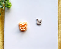 Bunny Face Clay Cutter - Easter Rabbit Polymer Clay Cutter - Cute Bunny Earring & Jewelry Tool