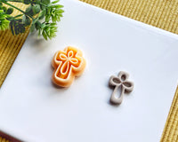 Cutout Cross Clay Cutter - Easter Polymer Clay Cutter - Christian Jewelry & Earring Tool