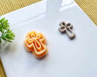 Cutout Cross Clay Cutter - Easter Polymer Clay Cutter - Christian Jewelry & Earring Tool