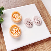 Mother and Baby Silhouette Clay Cutter - Mother's Day Jewelry Tool