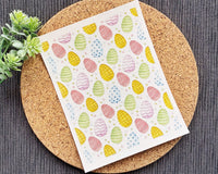 Pastel Easter Egg Polymer Clay Transfer Sheet – Spring Holiday Crafts