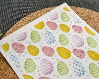 Pastel Easter Egg Polymer Clay Transfer Sheet – Spring Holiday Crafts