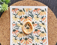 Wild Sunflower Polymer Clay Transfer Sheet – Boho Floral Clay Design