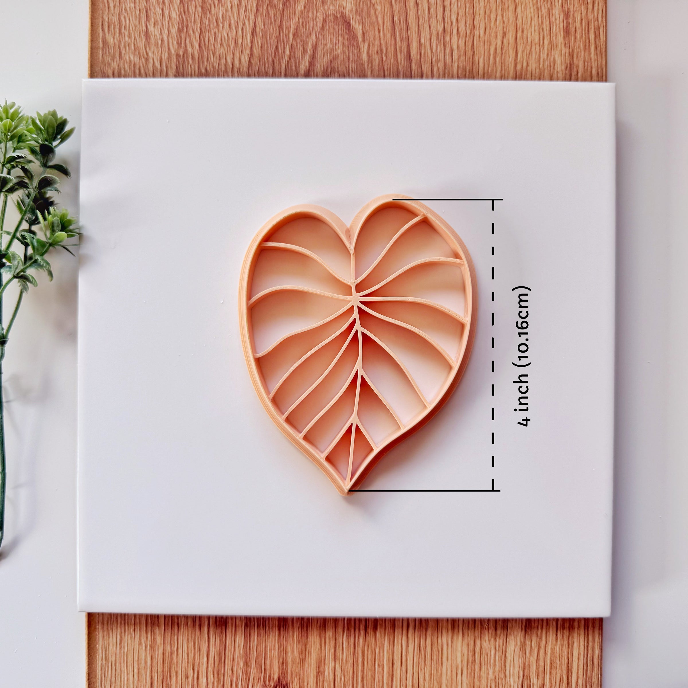 Tropical Leaf Trinket Dish Cutter