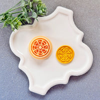 Lemon & Citrus Slice Polymer Clay Cutter - Summer 2026 Zesty Fruit Collection