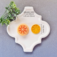 Lemon & Citrus Slice Polymer Clay Cutter - Summer 2026 Zesty Fruit Collection