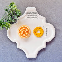 Pineapple Slice Polymer Clay Cutter - Summer 2026 Tropical Fruit Collection