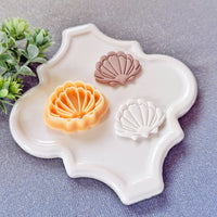 Scallop Shell Polymer Clay Cutter - Summer 2026 Coastal Seashell Silhouette