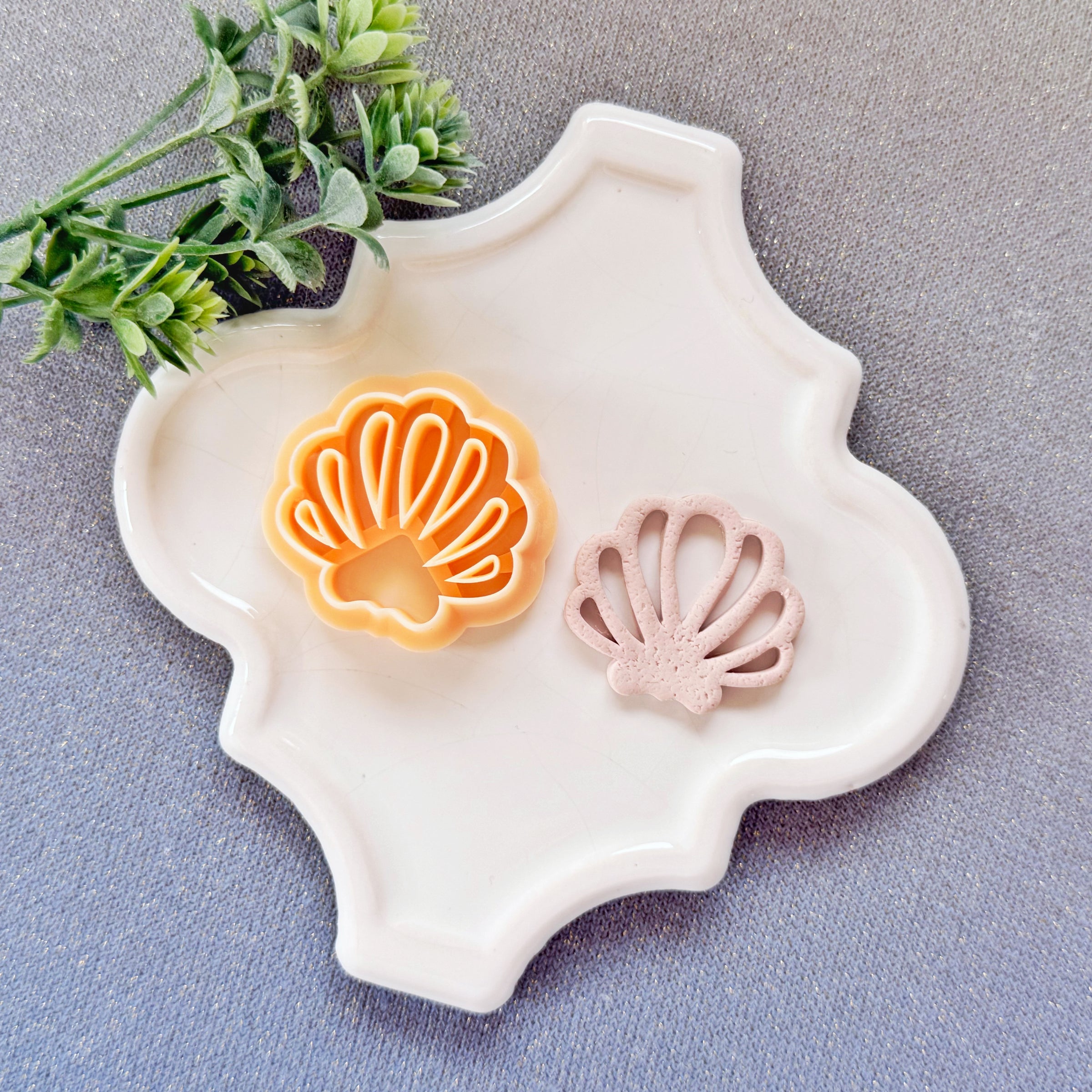 Scallop Seashell Cutout Polymer Clay Cutter - Summer 2026 Coastal Minimalist