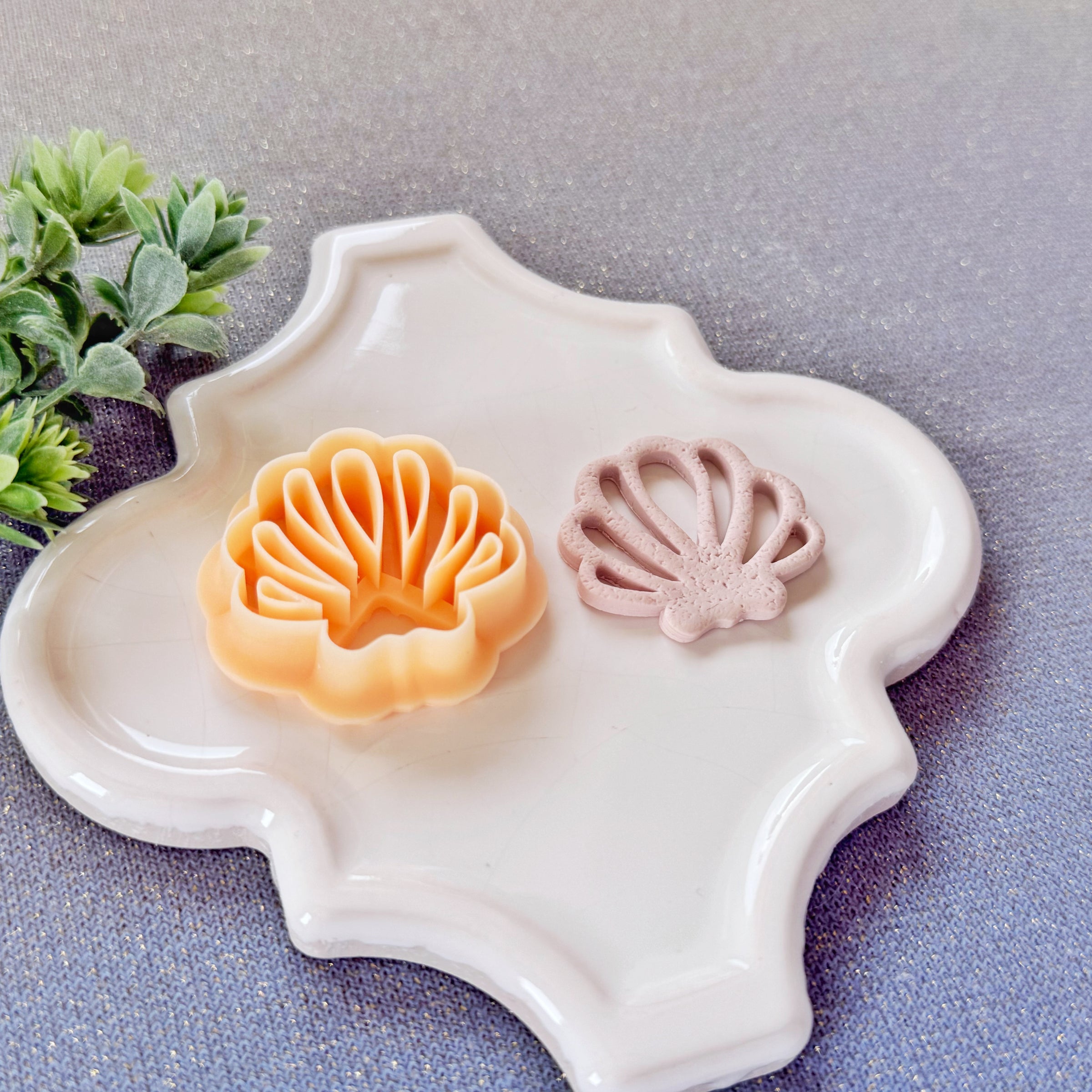 Scallop Seashell Cutout Polymer Clay Cutter - Summer 2026 Coastal Minimalist