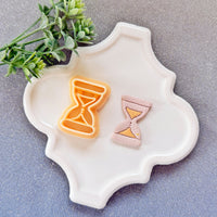 Hourglass Polymer Clay Cutter - Summer 2026 Timeless Sands Silhouette