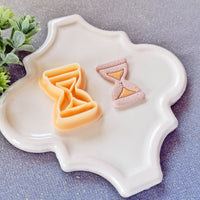 Hourglass Polymer Clay Cutter - Summer 2026 Timeless Sands Silhouette