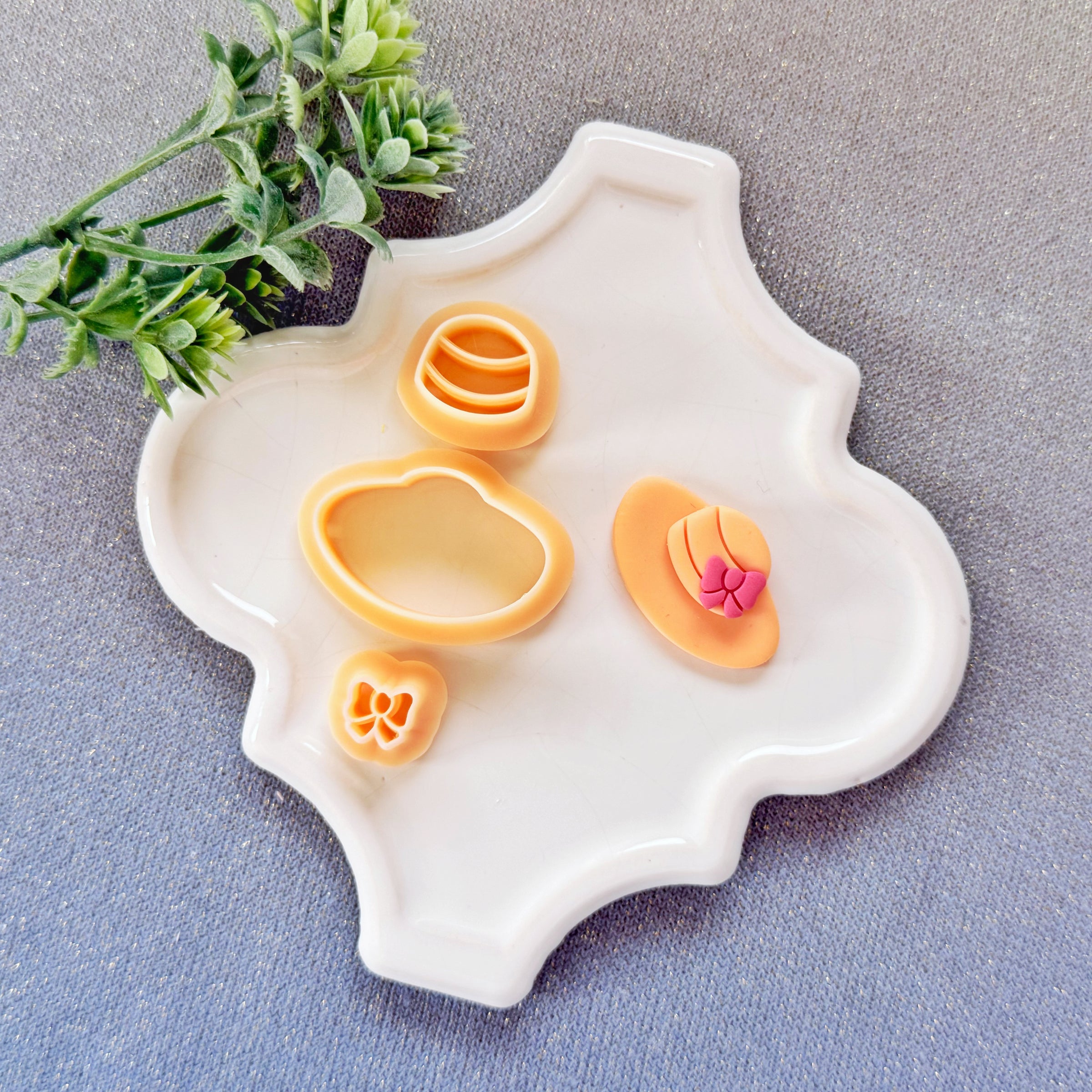 Sunhat Polymer Clay Cutter Set - Summer 2026 Elegant Vacation Collection