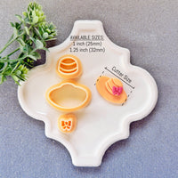 Sunhat Polymer Clay Cutter Set - Summer 2026 Elegant Vacation Collection