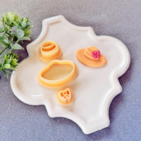 Sunhat Polymer Clay Cutter Set - Summer 2026 Elegant Vacation Collection