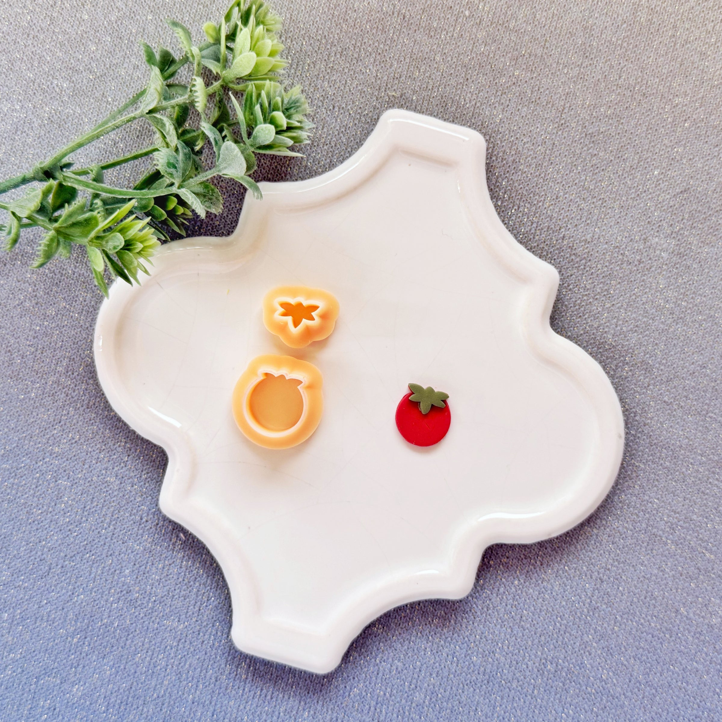 Tomato Polymer Clay Cutter Set - Summer 2026 Garden Harvest Collection