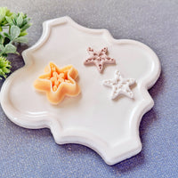 Floral Starfish Polymer Clay Cutter - Summer 2026 Botanical Sea Life