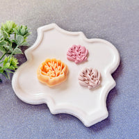 Floral Seashell Polymer Clay Cutter - Summer 2026 Botanical Shell Silhouette